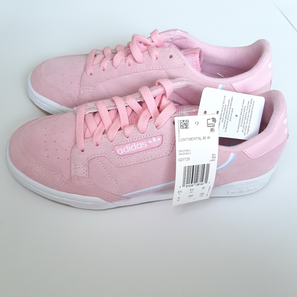 Adidas Pink Suede Continental 80 sz 8 & 11 NWT - Picture 2 of 8